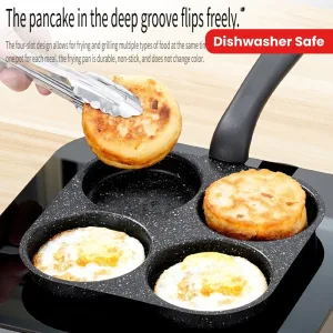 Four-Cavity Omelette Pan